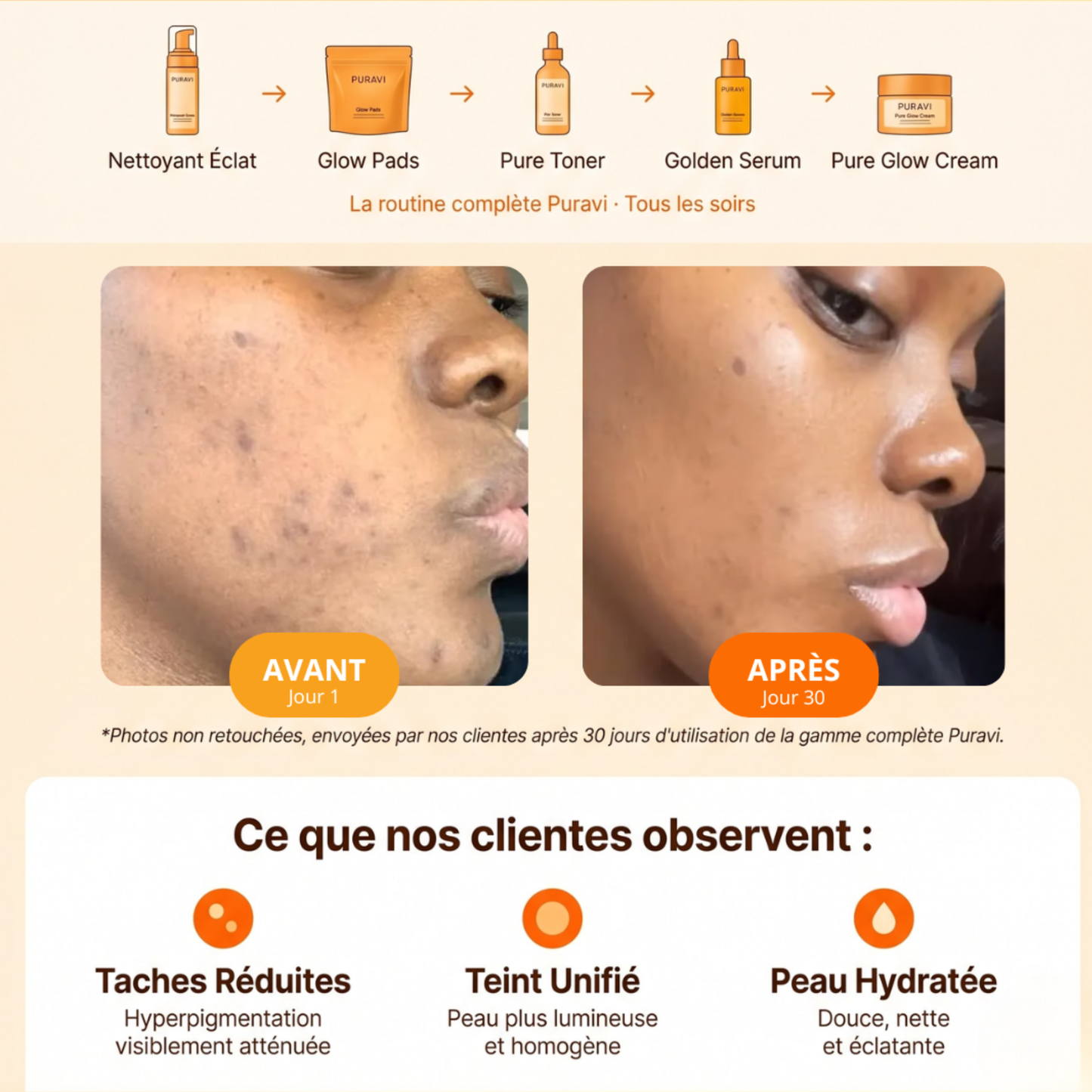 Pure Glow Cream — Crème Visage Hydratante au Curcuma