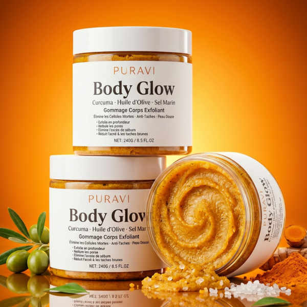 Body Glow — Gommage Corps Exfoliant Curcuma & Sel Marin