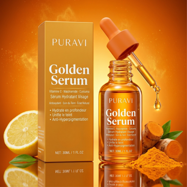 Golden Serum — Sérum Hydratant Visage Vitamine C & Curcuma
