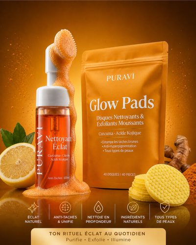 Duo Éclat — Nettoyant Éclat + Glow Pads