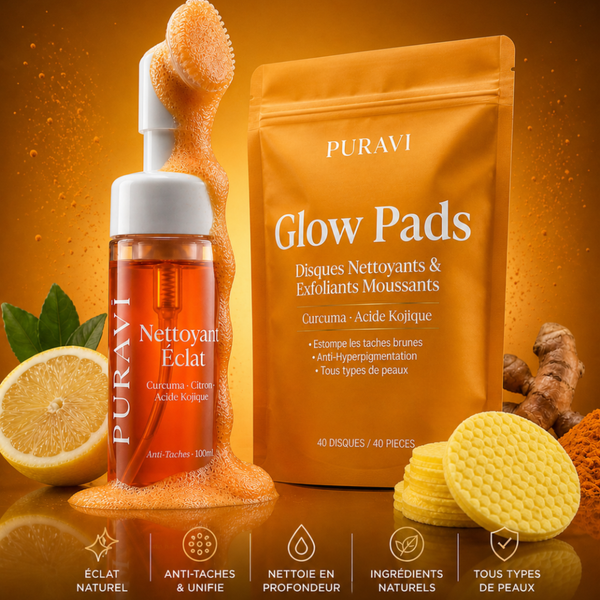 Duo Éclat — Nettoyant Éclat + Glow Pads