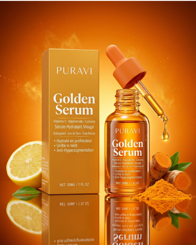 Golden Serum — Sérum Hydratant Visage Vitamine C & Curcuma