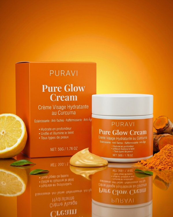 Pure Glow Cream — Crème Visage Hydratante au Curcuma