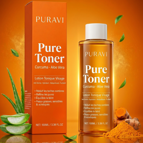 Pure Toner — Lotion Tonique Visage au Curcuma & Aloe Vera