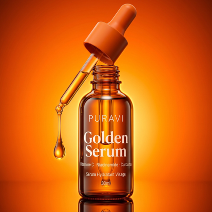 Golden Serum — Sérum Hydratant Visage Vitamine C & Curcuma