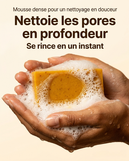 Sun Bar — Savon Artisanal Curcuma · Citron · Acide Kojique