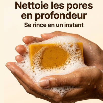 Sun Bar — Savon Artisanal Curcuma · Citron · Acide Kojique