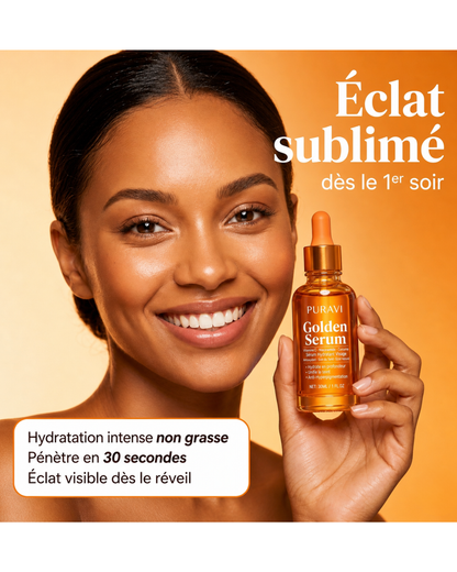 Golden Serum — Sérum Hydratant Visage Vitamine C & Curcuma