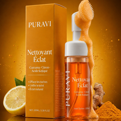 Nettoyant Éclat — Curcuma · Citron · Acide Kojique